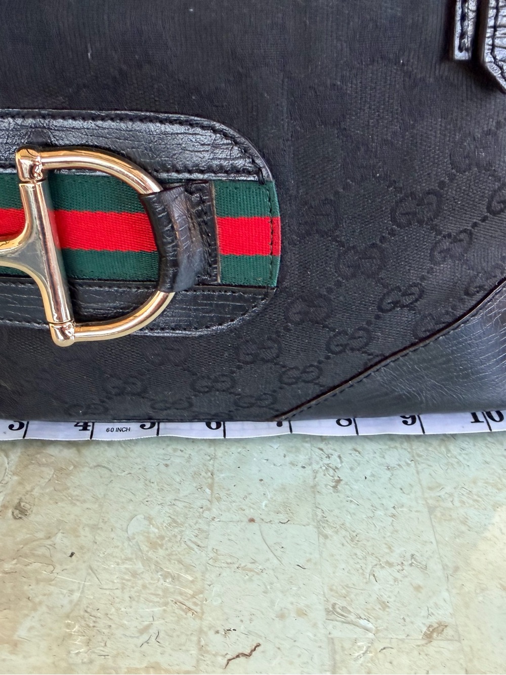Gucci Sherry line In Black Shoulder Bag💝💝💝 - Picture 2 of 9